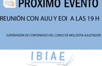 IBIAE, AIJU y EOI se reúnen con motivo del curso de moldista-ajustador